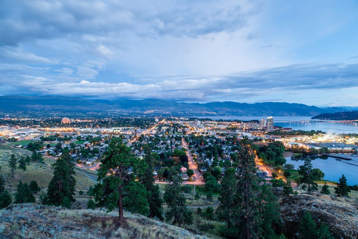 Kelowna at Night